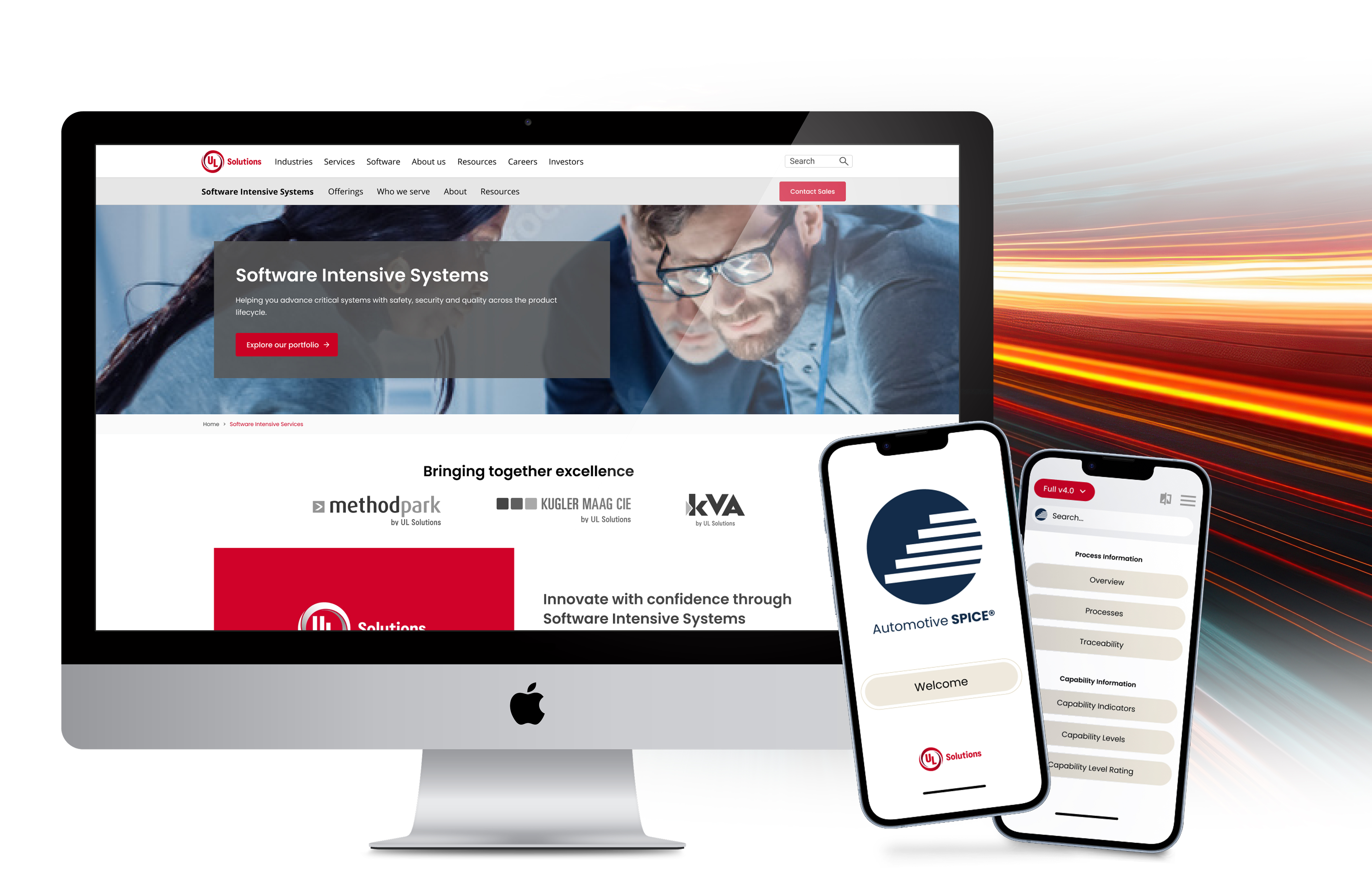 Software Intensive Systems training and registration experience showing the consolidated SIS interface.